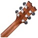 Dean Performer Plus Electro-Acoustic, Trans Brazilia Back of Neck View
