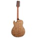 Dean Exhibition 12-String Electro Acoustic, Gloss Natural Back View