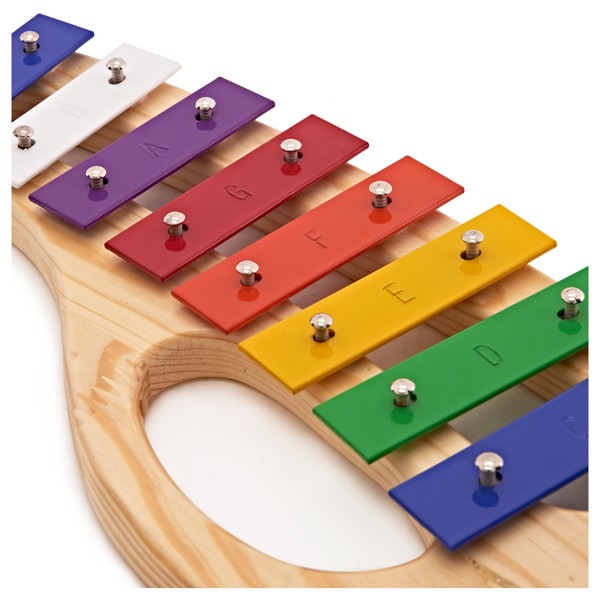 8 Note Rainbow Glockenspiel by Gear4music