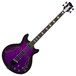 Chowny CHB-1 Semi-Hollow Bass, Purple Burst