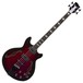 Chowny CHB-1 Semi-Hollow Bass, Red Wine Burst