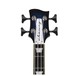 Chowny CHB-2 Semi-Hollow Bass, Sapphire Burst headstock