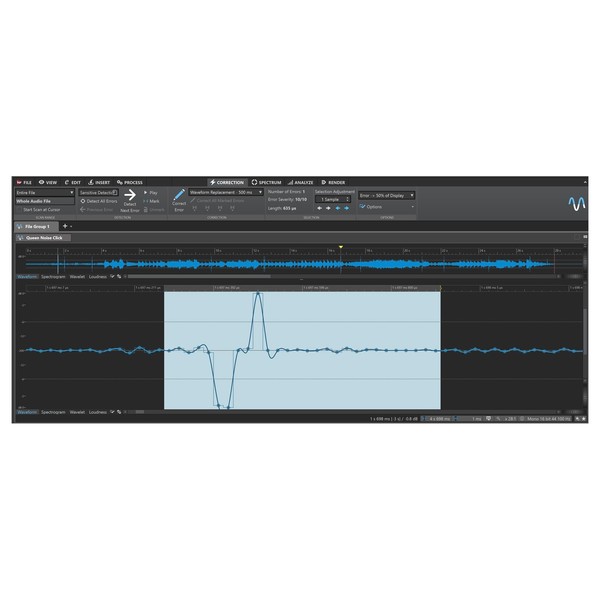 Steinberg Wavelab Pro 9.5 - Error Correction