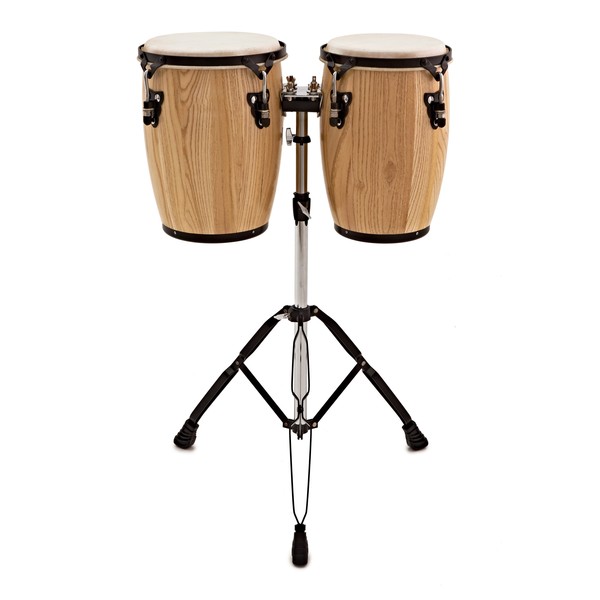 Mini Conga Set 9" + 10" with Stand by Gear4music