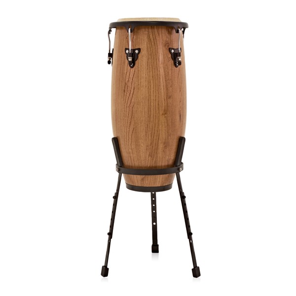 Pro Conga Drums 10" + 11" Set with Stands by Gear4music