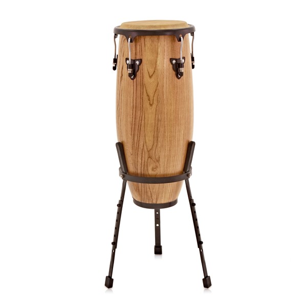 Pro Conga Drums 10" + 11" Set with Stands by Gear4music