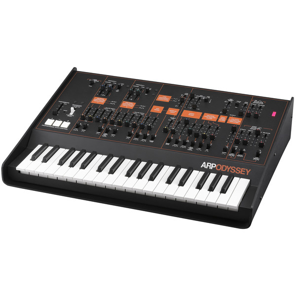 ARP Odyssey Duophonic Analog Synthesizer MK3, Black and Orange