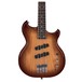 Chowny SWB-1 Scott Whitley Active Bass, Tobacco Burst close up