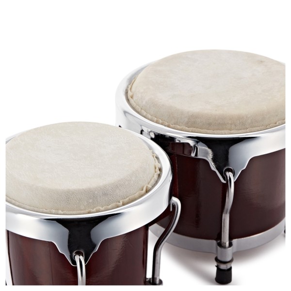 Mini Bongos 4" + 5" by Gear4music, Red