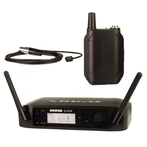 Shure GLXD14/93 Digital Wireless Lavalier System with WL93