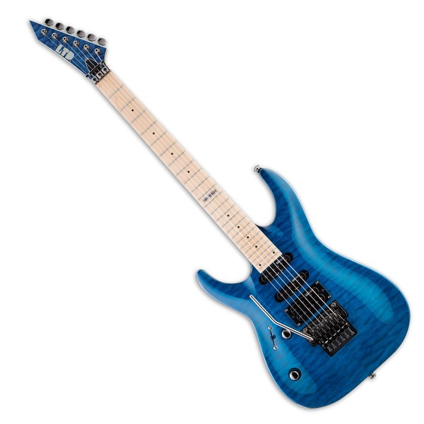 ESP LTD MH-103 Electric Guitar LH, See Thru Blue
