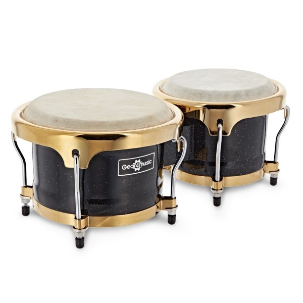 Deluxe Bongos 7" + 8.5" Set by Gear4music