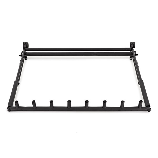 Wheeled 7 Guitar Rack by Gear4music