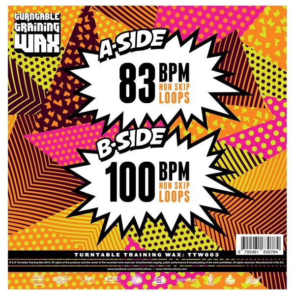DJ Ritchie Ruftone Practice YO! Cuts Vol 1 + 2 Remixed, White Vinyl - Rear