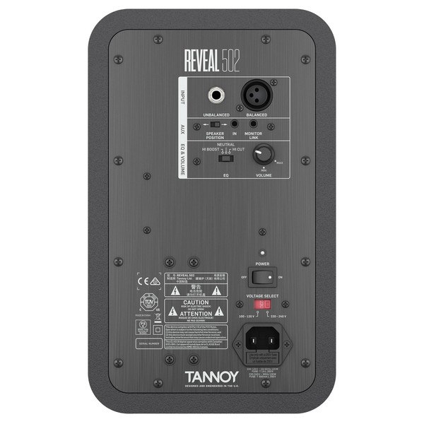 Tannoy Reveal 502 Studio Monitor, Single at Gear4music