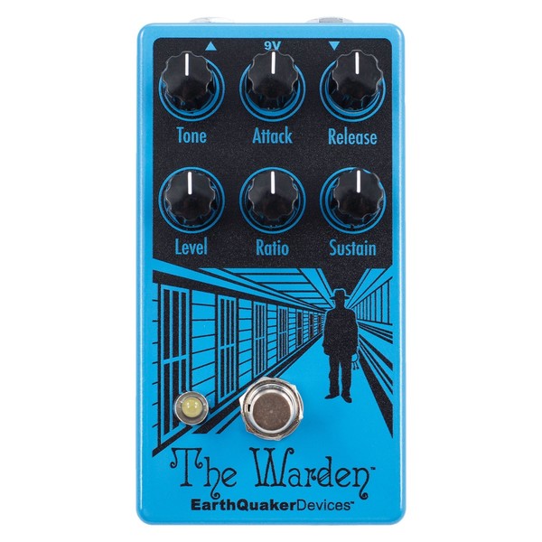 EarthQuaker Devices The Warden V2 Optical Compressor top view