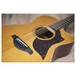 Yamaha A5R Rosewood Electro Acoustic Guitar, Vintage Natural pickguard