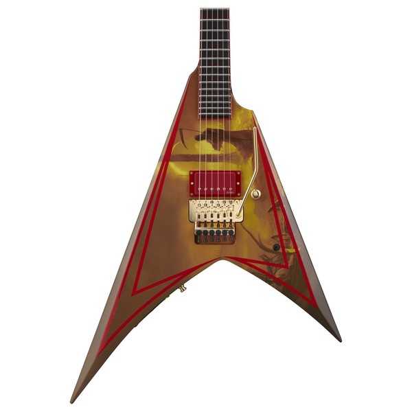 ESP E-Ⅱ alexi laiho WILD SCYTHE DISC ESP E-II Alexi Wild Scythe, 'I Worship Chaos' Graphic