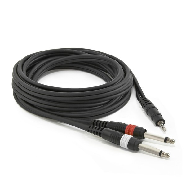 Stereo Minijack - Mono Jack (x2) Cable, 3m - Main