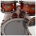 Yamaha Live Custom 22'' Undrilled 4pc Shell Pack, Amber Shadow