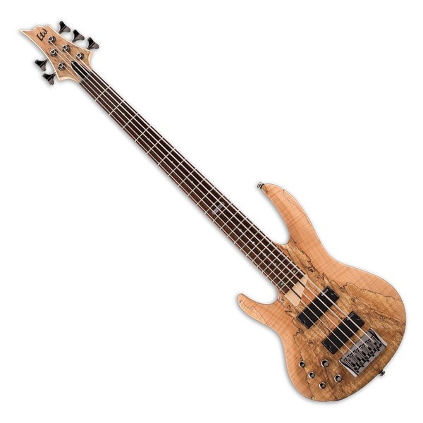 ESP LTD B-205 5-String Bass Guitar LH, Natural Satin