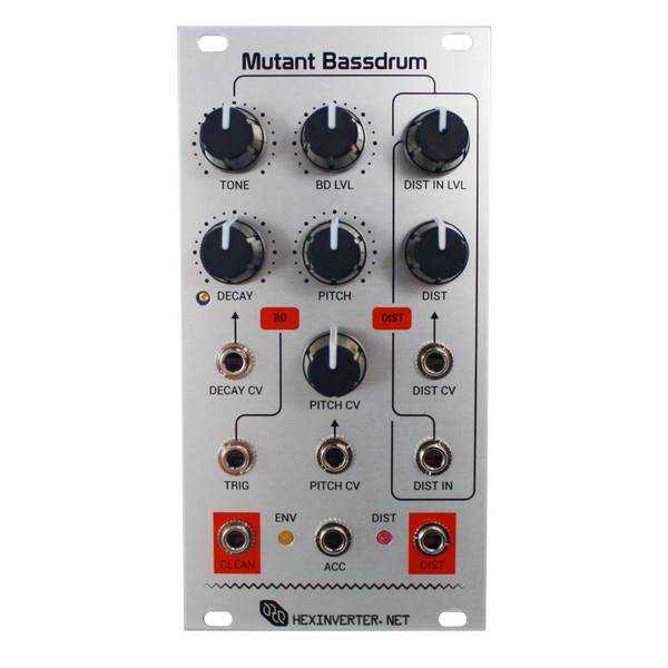 Hexinverter Mutant Bassdrum (13HP) - Front