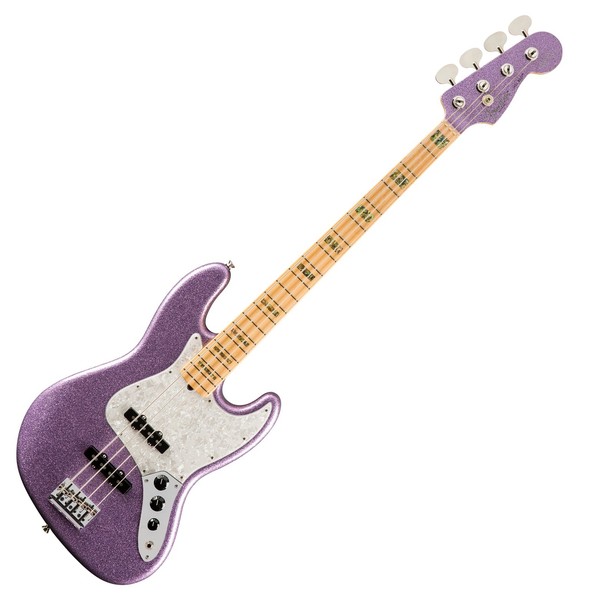 Fender Adam Clayton Jazz Bass MN, Purple Sparkle