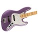 Fender Adam Clayton Jazz Bass MN, Purple Sparkle front angle close up