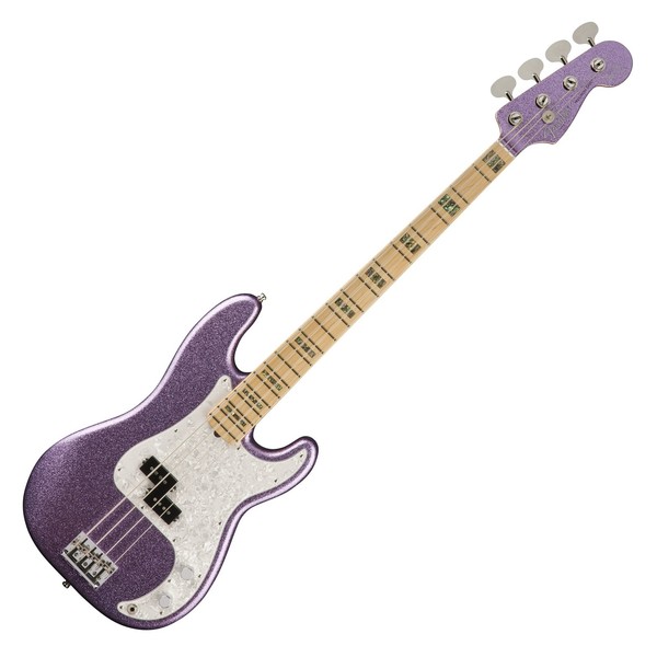 Fender Adam Clayton Precision Bass MN, Purple Sparkle