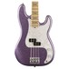 Fender Adam Clayton Precision Bass MN, Purple Sparkle front close up