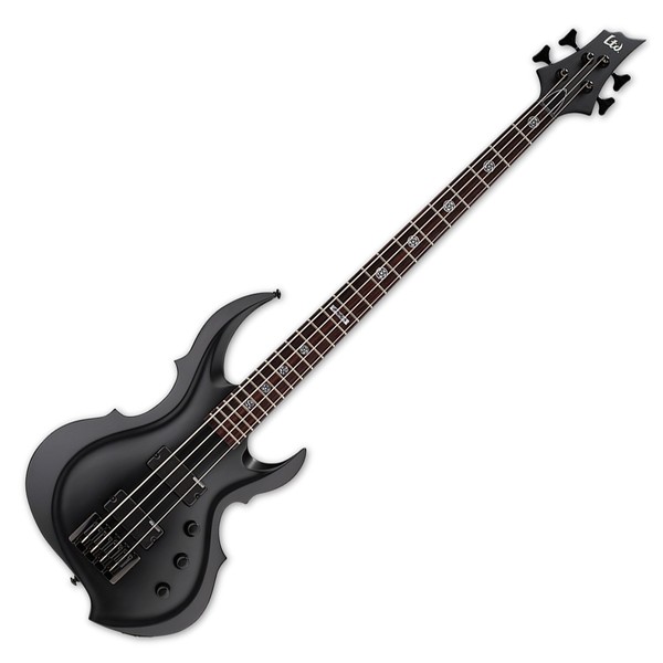 ESP LTD TA204FRX Tom Araya Bass Guitar, Black Satin