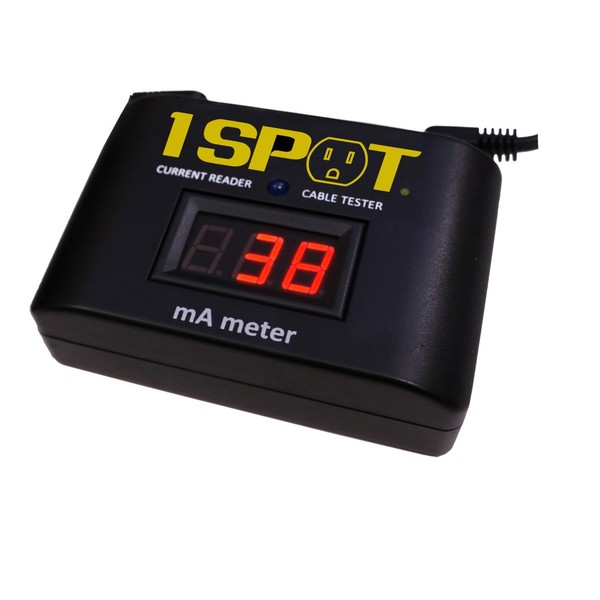 Truetone 1 Spot mA Meter Pedal Power Measuring Device angle view