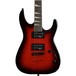 Jackson JS32TQ Arch Top Dinky Electric Guitar, Trans Red