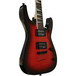 Jackson JS32TQ Arch Top Dinky Electric Guitar, Trans Red