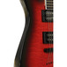 Jackson JS32TQ Arch Top Dinky Electric Guitar, Trans Red