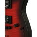 Jackson JS32TQ Arch Top Dinky Electric Guitar, Trans Red