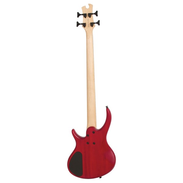 Epiphone Toby Deluxe V Bass Guitar, Trans Red - Box Opened