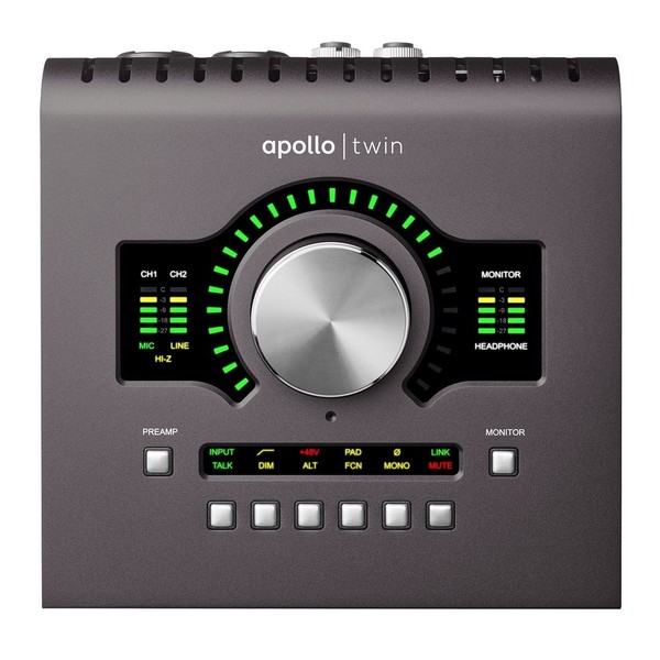 Universal Audio Apollo Twin Quad MkII, Thunderbolt - Front