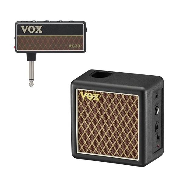 Vox amPlug 2 AC30 Guitar Headphone Amp Bundle