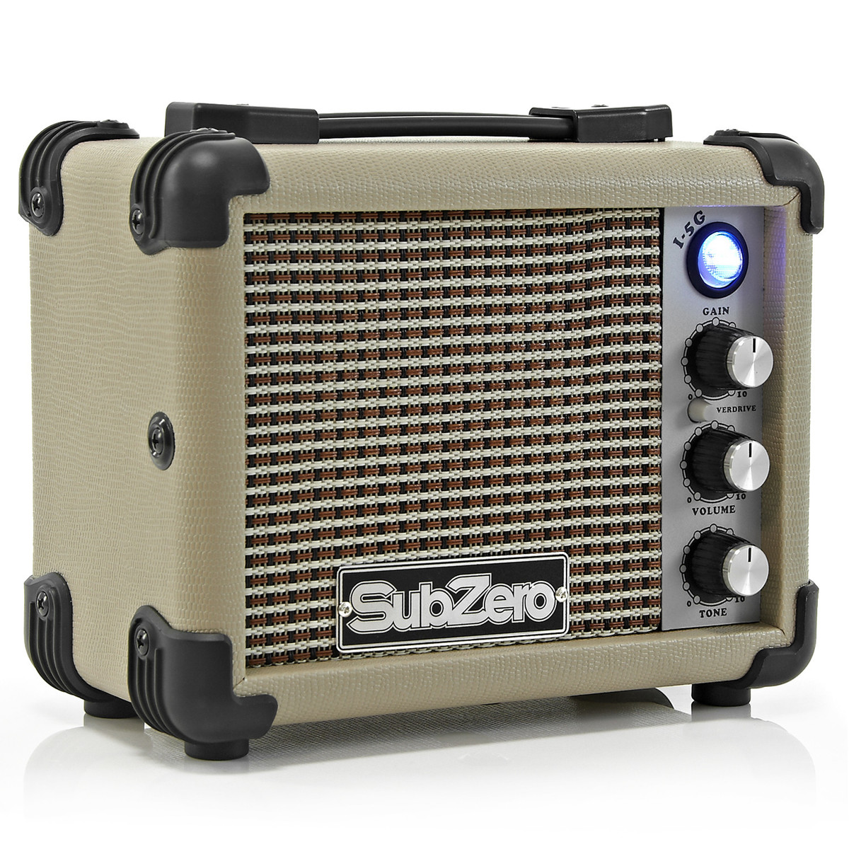 LEKATO Mini Gitaar Versterker Oplaadbare Pocket Amp met Bluetooth, Multi Effecten Clean Chorus Overdrive Distortion en Wah