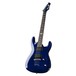 Dean Custom 350 Electric Guitar, Trans Blue Slant