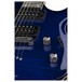 Dean Custom 350 Electric Guitar, Trans Blue Close