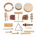 15pc KS2 Drum and Jingle Classroom Percussion Set by Gear4music