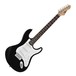 LA Electric Guitar by Gear4music, Black - Front