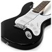 LA Electric Guitar by Gear4music, Black - Close Up