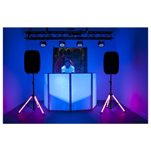 ADJ Colour Stand LED Speaker Stand With LED Legs 4