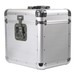 Electrovision Euro Style 70 Album Record Case, Silver - Angle