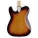 Fender Classic Series '72 Telecaster Deluxe MN, 3-Colour Sunburst rear close up