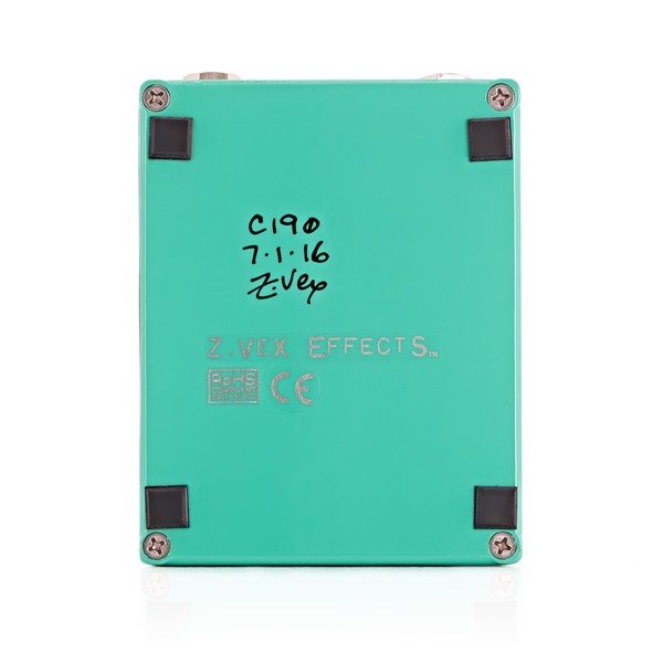 Z.Vex Fuzz Factory 7 Hand Painted Pedal, Teal