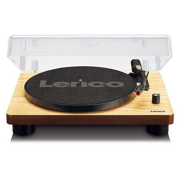 Lenco LS-50 Turntable, Wood - Front